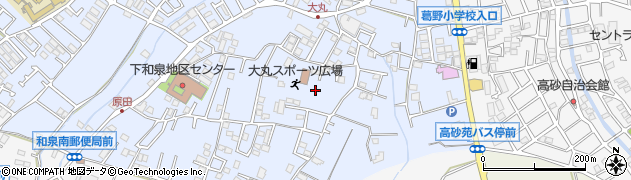 神奈川県横浜市泉区和泉が丘1丁目周辺の地図