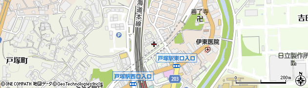 神奈川県横浜市戸塚区戸塚町6010-16周辺の地図