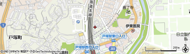 神奈川県横浜市戸塚区戸塚町6011-1周辺の地図