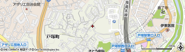 神奈川県横浜市戸塚区戸塚町5011周辺の地図