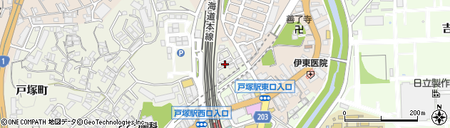 神奈川県横浜市戸塚区戸塚町6011周辺の地図