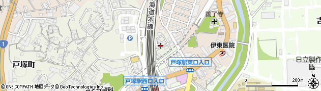 神奈川県横浜市戸塚区戸塚町6011-2周辺の地図