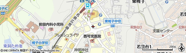 岐阜県可児市帷子新町周辺の地図