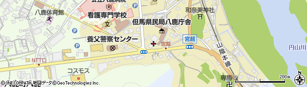 株式会社西村商店　八鹿給油所周辺の地図