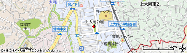 上大岡公園周辺の地図