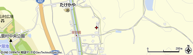 島根県松江市八雲町東岩坂608周辺の地図