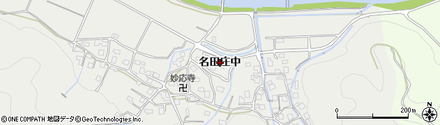 福井県おおい町（大飯郡）名田庄中周辺の地図