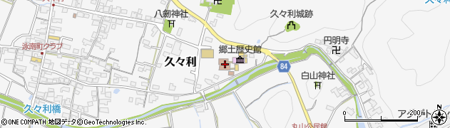春秋園　木曽古文書歴史館周辺の地図