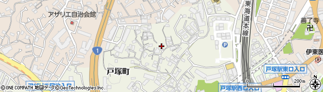 神奈川県横浜市戸塚区戸塚町4998周辺の地図