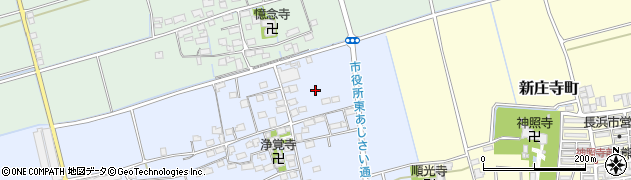 滋賀県長浜市新庄馬場町周辺の地図