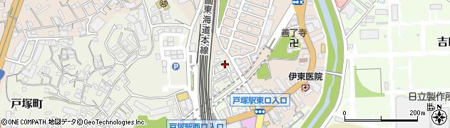 神奈川県横浜市戸塚区戸塚町6013周辺の地図
