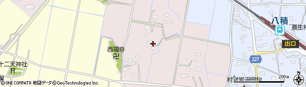 千葉県長生郡長生村水口207周辺の地図