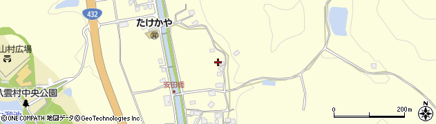 島根県松江市八雲町東岩坂614周辺の地図
