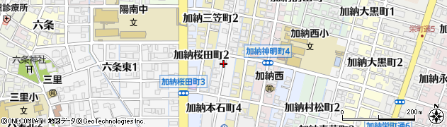 岐阜県岐阜市加納本石町周辺の地図