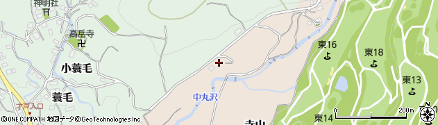 丹沢そば石庄周辺の地図