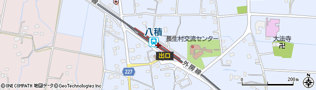 千葉県長生郡長生村周辺の地図