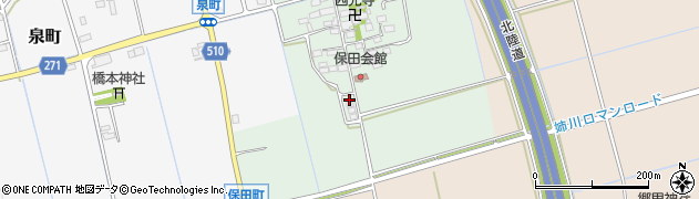 滋賀県長浜市保田町289周辺の地図