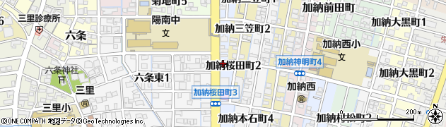 岐阜県岐阜市加納桜田町周辺の地図