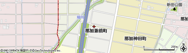 岐阜県各務原市那加兼橋町周辺の地図