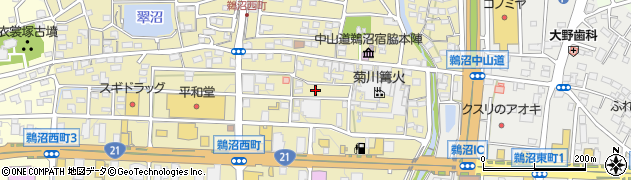 うぬま宿動物病院周辺の地図
