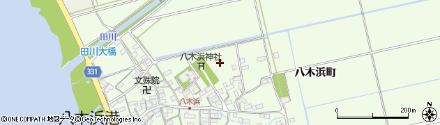 滋賀県長浜市八木浜町周辺の地図