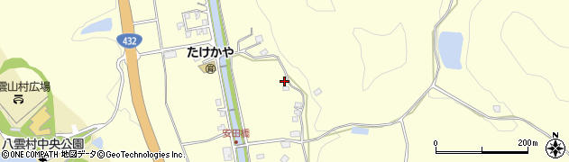 島根県松江市八雲町東岩坂636周辺の地図