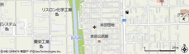 本田ドライ周辺の地図