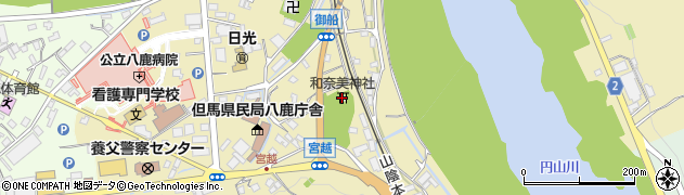 和奈美神社周辺の地図