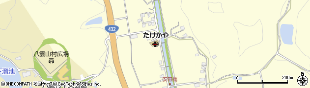 島根県松江市八雲町東岩坂393周辺の地図