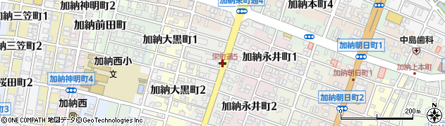 岐阜県岐阜市加納栄町通周辺の地図