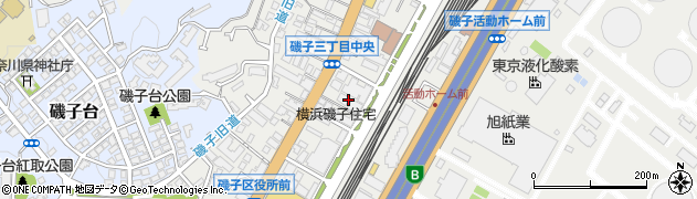 神奈川県横浜市磯子区磯子3丁目2周辺の地図