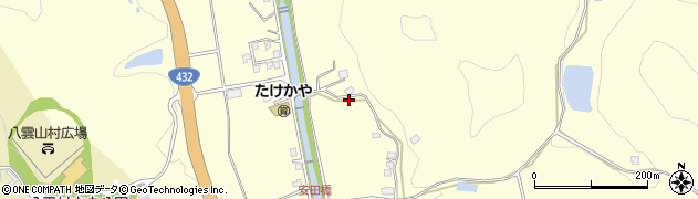 島根県松江市八雲町東岩坂652周辺の地図
