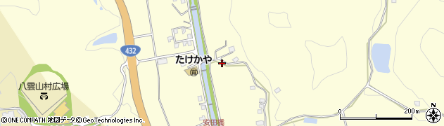 島根県松江市八雲町東岩坂648周辺の地図