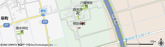 滋賀県長浜市保田町113周辺の地図