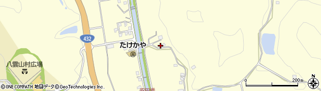 島根県松江市八雲町東岩坂657周辺の地図