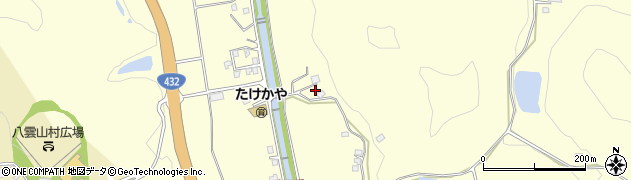 島根県松江市八雲町東岩坂658周辺の地図