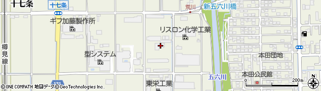 岐阜ユニックサービス株式会社周辺の地図