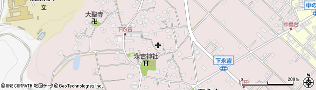 千葉県茂原市下永吉周辺の地図