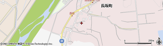 鳥取県倉吉市長坂町周辺の地図