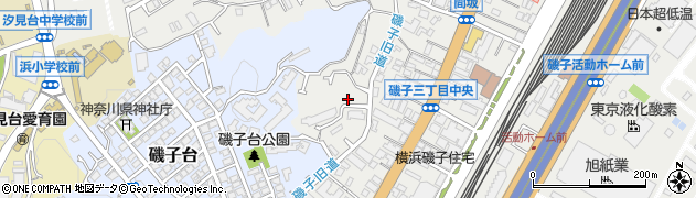 磯子間坂公園周辺の地図