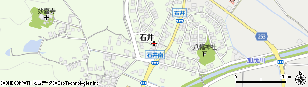 鳥取県米子市石井341周辺の地図