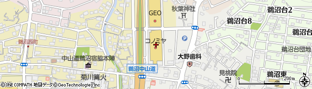 株式会社コノミヤ　ハローフーヅ鵜沼店周辺の地図