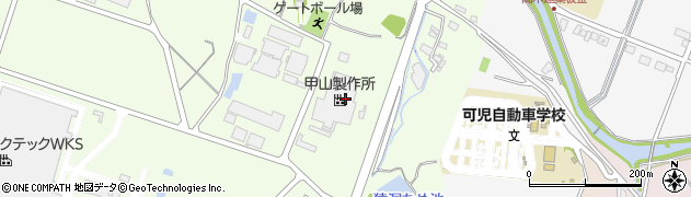 株式会社甲山製作所　本社総務課・企画室周辺の地図
