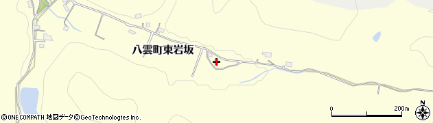島根県松江市八雲町東岩坂1145周辺の地図