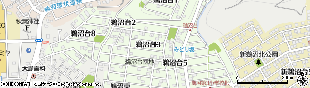 岐阜県各務原市鵜沼台周辺の地図