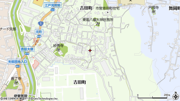 〒244-0817 神奈川県横浜市戸塚区吉田町の地図