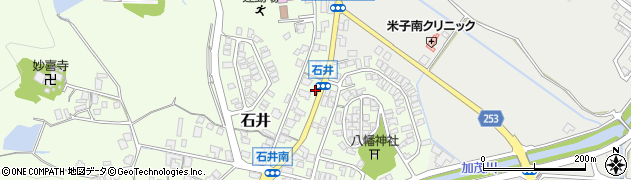 鳥取県米子市石井302周辺の地図