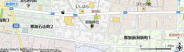 御鍬神社周辺の地図