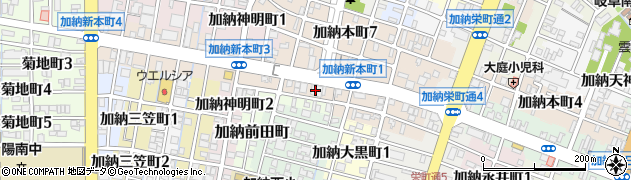 大垣共立銀行加納支店周辺の地図