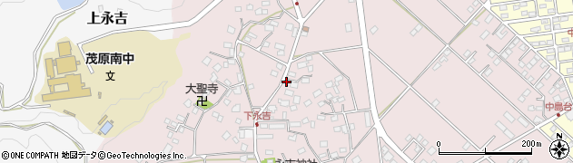千葉県茂原市下永吉2385周辺の地図